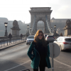 febrero del 2015, budapest. chain bridge