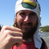 En cataratas del iguazú... con la barba larga.